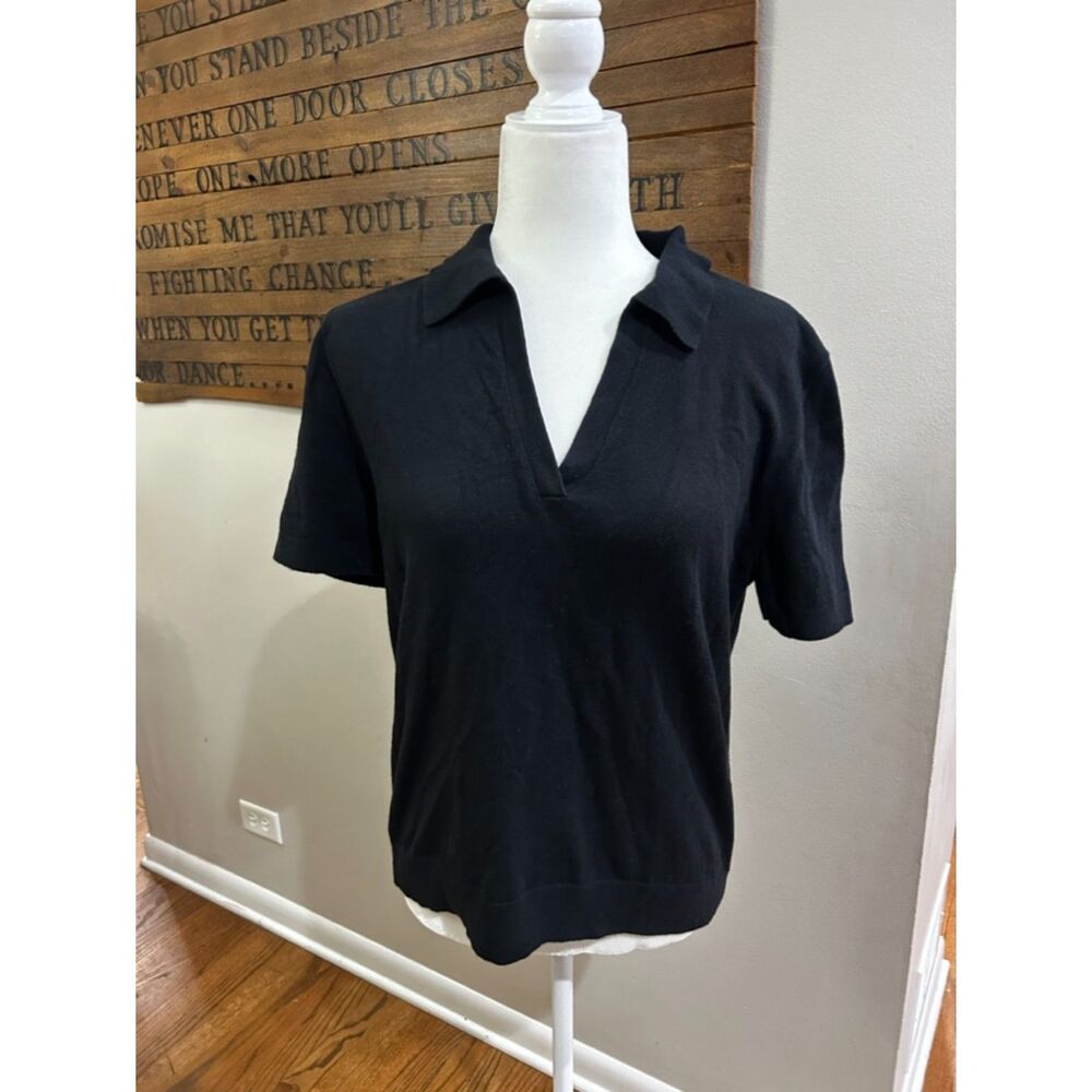 J Crew Cotton Cashmere Blend Short Sleeve Sweater